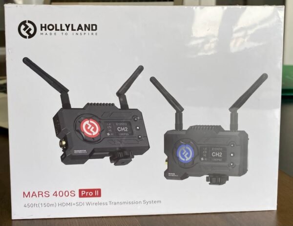 Hollyland Video Transmitter and Receiver brand new (MARS 400S Pro II) yonyine maze ikaba iyawe. FOR Rent