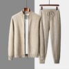 ICONI Wool Cardigan Men's Stand Collar Set